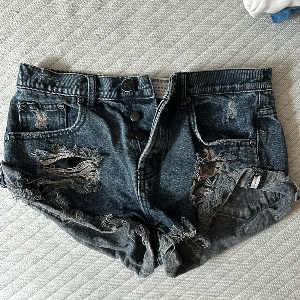 One Teaspoon black shorts